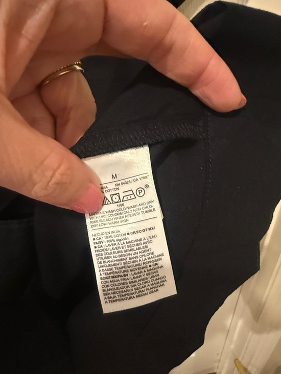 Old Navy NWT black button down mini dress, medium - Picture 5 of 8